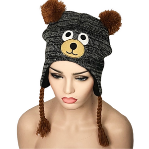 Bear Face Hat - NWTS